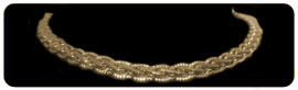 New Gold Filled Diamond cut Wheat Anklet