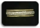Sterling Silver Victorian Band with Two Gold Filled Thins