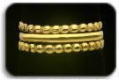 14kt. Gold Thick with two two 14kt. Gold Beads