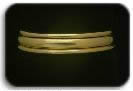14kt. Gold Thick with two 14kt. Gold Thins