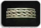 Two Sterling Silver Thin Braids with two Sterling Silver Thins